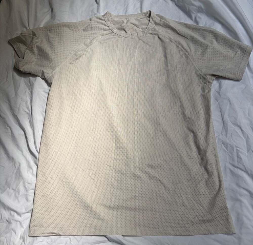 Born Primitive Micro-Perforated Athletic Training T-Shirt Men's Size XL Beige